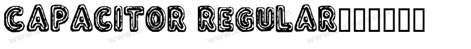 Capacitor regular字体转换